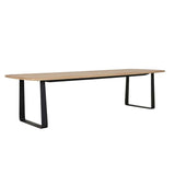 piper sleigh dining table 3000mm black