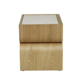artie arc marble bedside natural