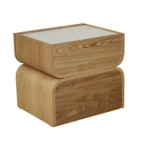 artie arc marble bedside natural