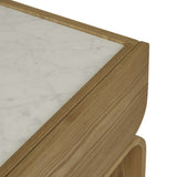artie arc marble bedside natural
