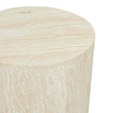 Elle Block Round Side Table Natural