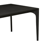 Huxley Curve Dining Table 3000mm Black