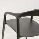 spindle dining chair black