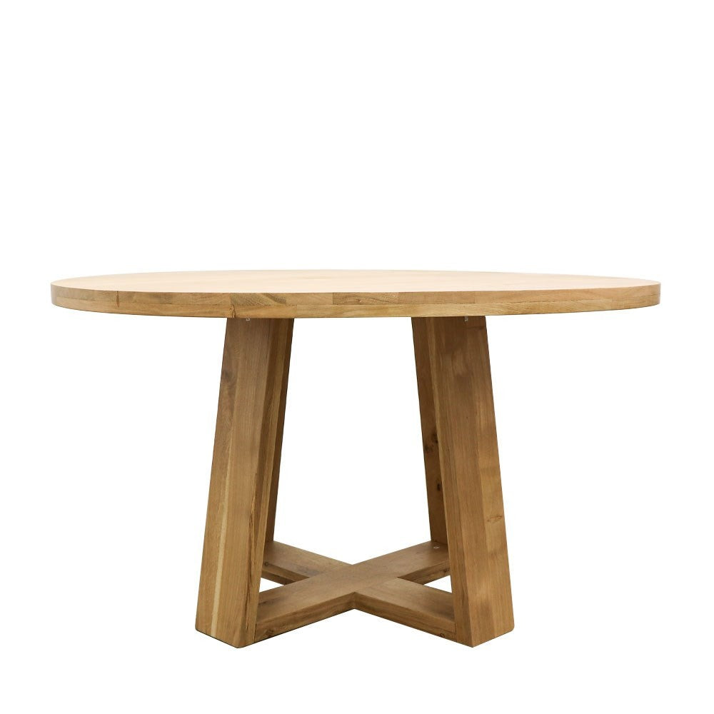 cross pedestal dining table