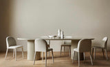 benjamin ripple dining table natural 2200mm