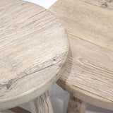 provence round coffee table natural