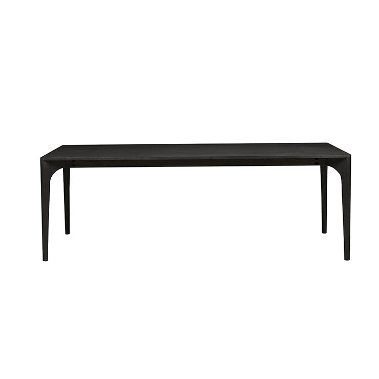 Huxley Curve Dining Table 3000mm Black The Design Library huxley-curve-dining-table-3000mm-black-the-design-library