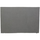 vittoria slip cover head board king washed smoked
