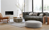 Sidney Slouch Left Arm Sofa Barley