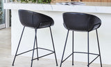 Duke Barstool Vintage Black