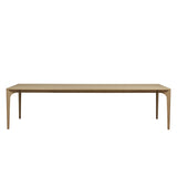 Huxley Curve Dining Table 3000mm Natural