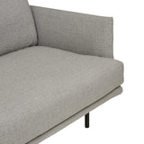 vittoria sleek sofa grey tweed