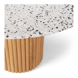 bronze terrazzo dining table natural