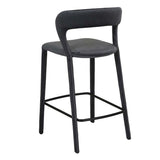 Jessica Barstool Onyx Velvet