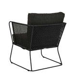 cabana sleigh armchair charcoal