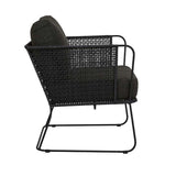 cabana sleigh armchair charcoal