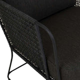 cabana sleigh armchair charcoal