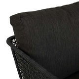 cabana sleigh armchair charcoal