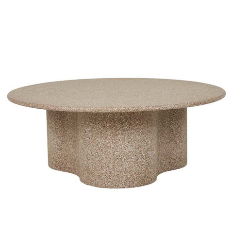 artie wave coffee table terracotta speckle