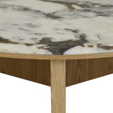 elsie round coffee table ocean marble