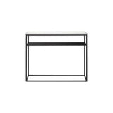 Elle Slim Console 900mm White/Black