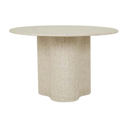 Artie Wave Dining Table Warm Sand