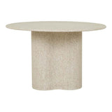 Artie Wave Dining Table Warm Sand