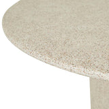 Artie Wave Dining Table Warm Sand