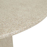 Artie Wave Dining Table Warm Sand