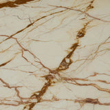 atlas decagon dining table brown vein