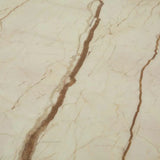 Benjamin Ripple Marble Dining Table Brown Vein