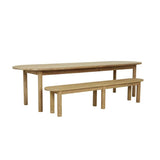 cannes oval dining table 3000mm