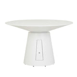 classique round dining table white four seat