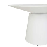 classique round dining table white four seat