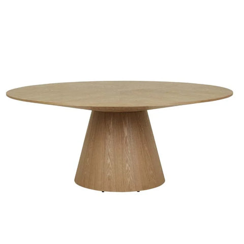 classique round dining table natural ash eight seat
