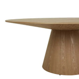 classique round dining table natural ash eight seat