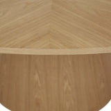 classique round dining table natural ash eight seat