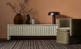 oliver fluted entertainment unit putty