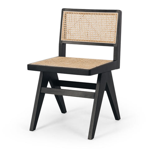 bardot dining chair black