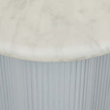 Artie Wave Ripple Side Table Powder Blue