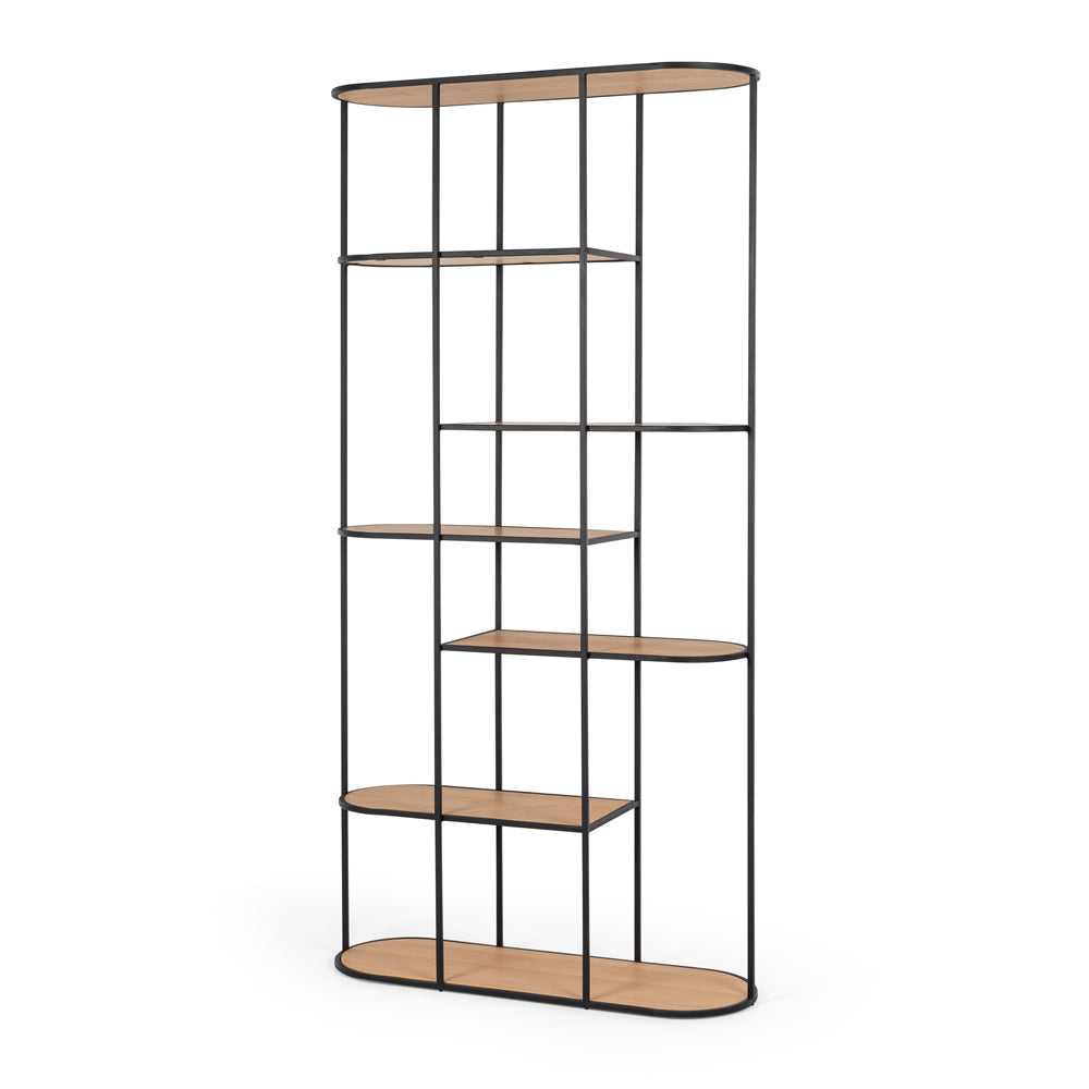 bend bookcase natural