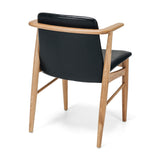 carver dining chair black