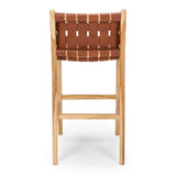 weaver barstool high back tan