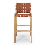 weaver barstool high back tan
