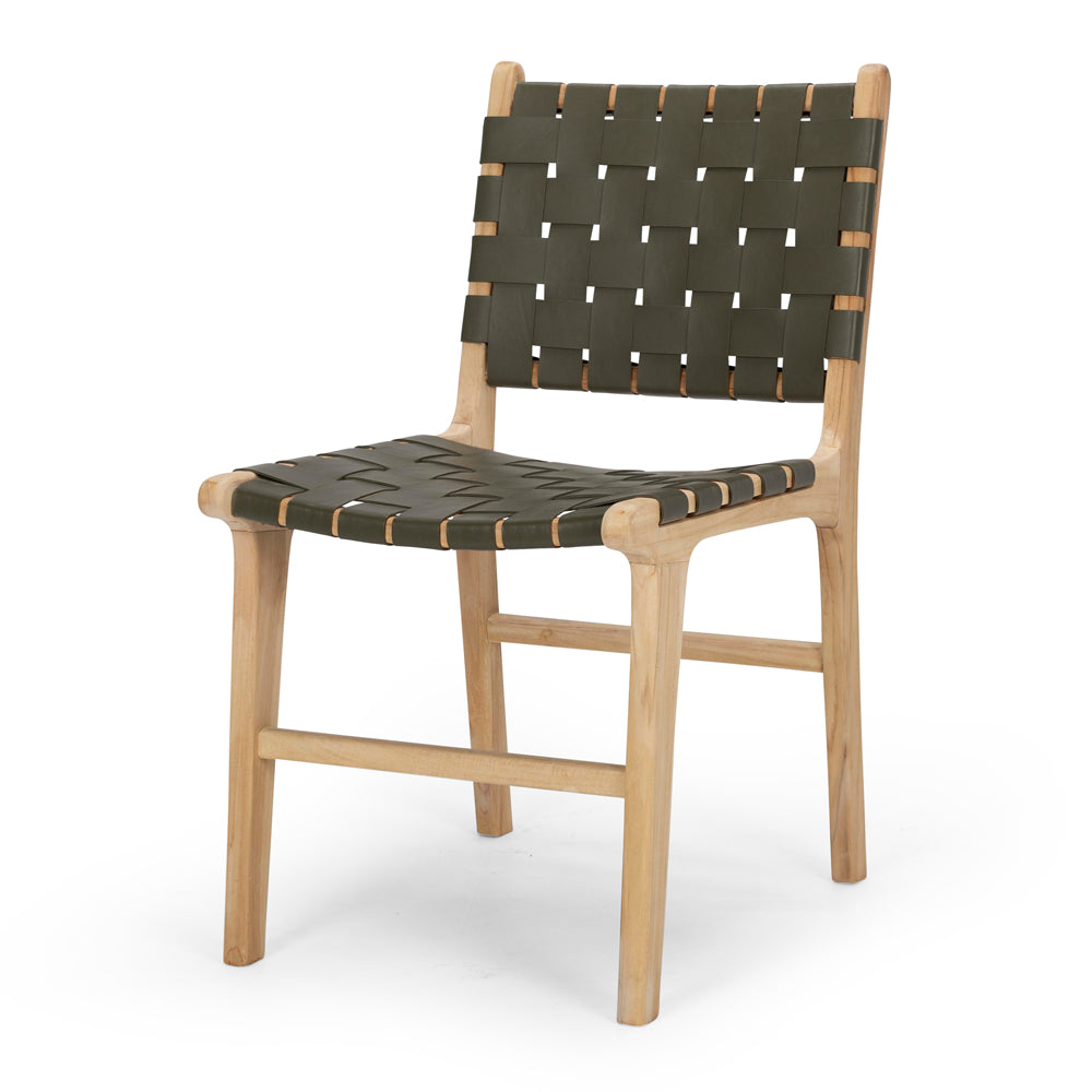 weaver dining chair olive