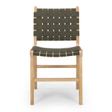 weaver dining chair olive