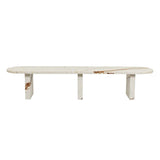 Amara Oval Bench Brown Vein