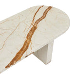 amara oval bench brown vein