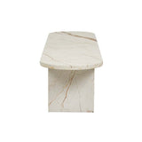 amara oval bench brown vein