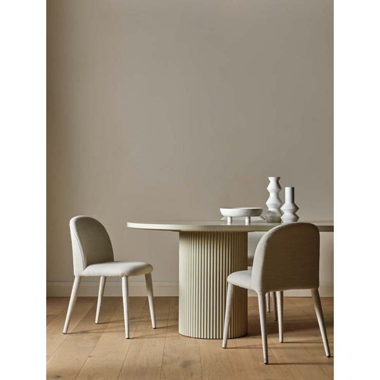 Benjamin Ripple Dining Table Putty 2800mm – the design library